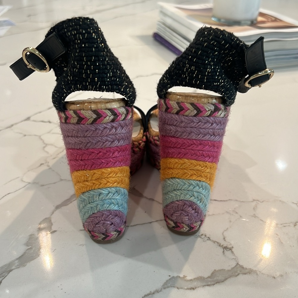 Sofia Webster Multi Colored Wedges - image 4